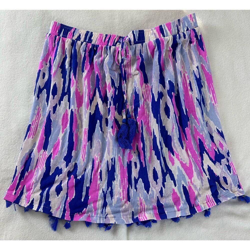 LILLY PULITZER SKIRT WITH TASSEL TRIM Size Small